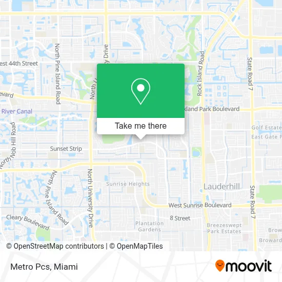 Metro Pcs map