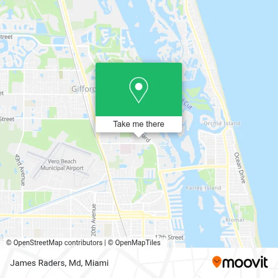 James Raders, Md map