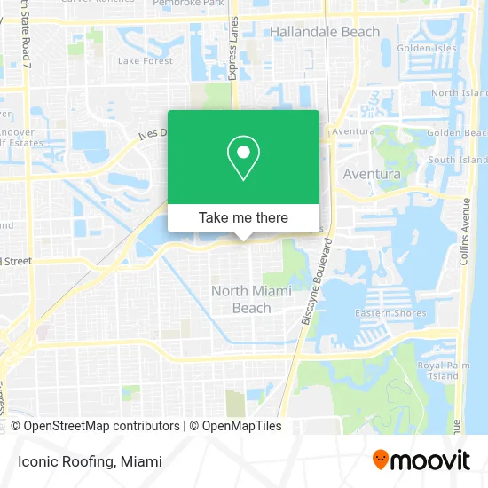 Iconic Roofing map