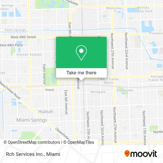 Rch Services Inc. map