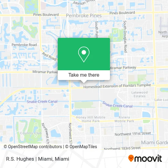 R.S. Hughes | Miami map