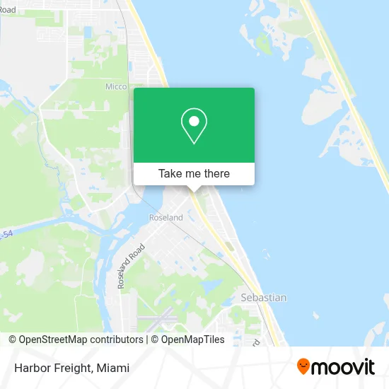 Harbor Freight map