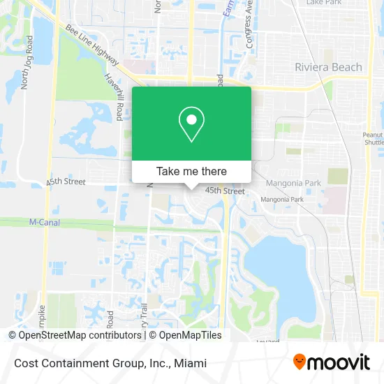 Cost Containment Group, Inc. map