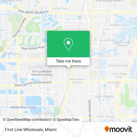 First Line Wholesale map