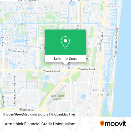 Atm Ithink Financial Credit Union map