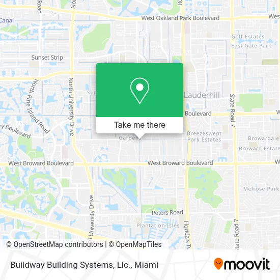 Buildway Building Systems, Llc. map
