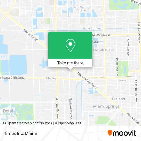 Emex Inc map