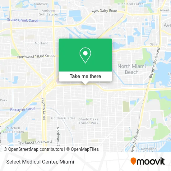 Select Medical Center map