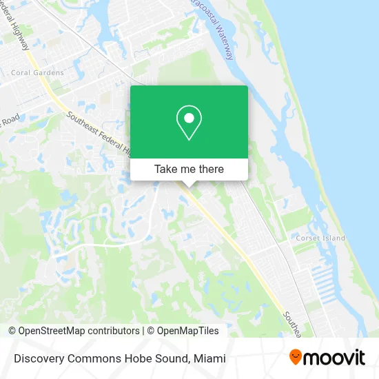 Discovery Commons Hobe Sound map