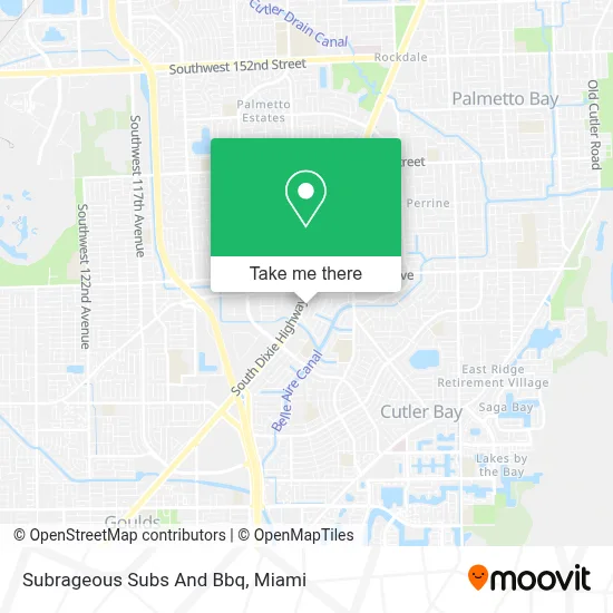 Subrageous Subs And Bbq map