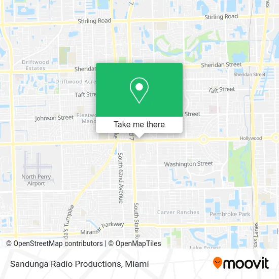 Sandunga Radio Productions map