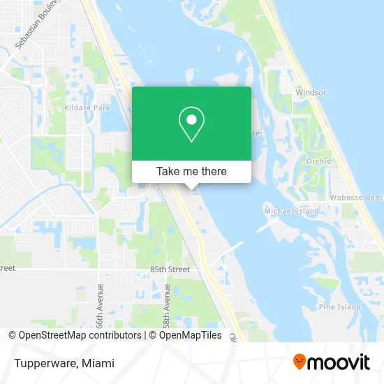 Tupperware map