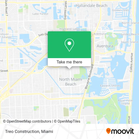 Treo Construction map