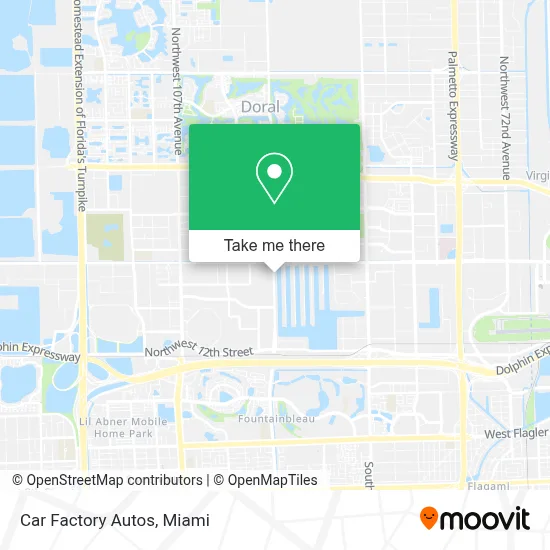 Car Factory Autos map
