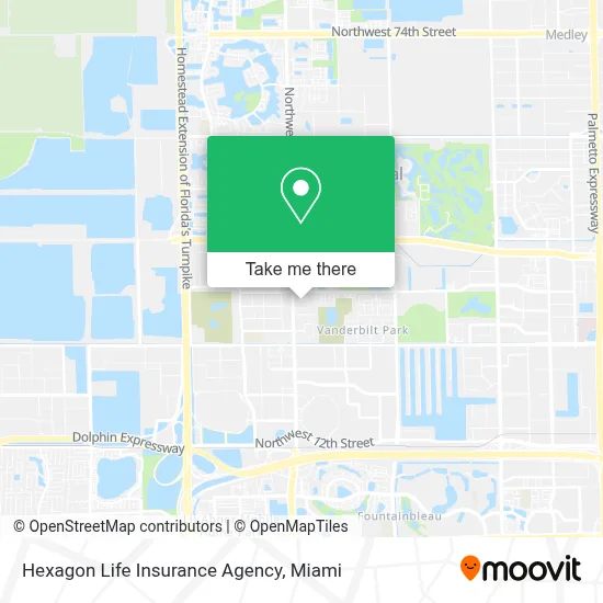 Hexagon Life Insurance Agency map