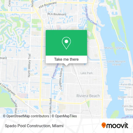 Spado Pool Construction map