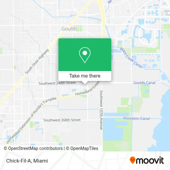 Chick-Fil-A map