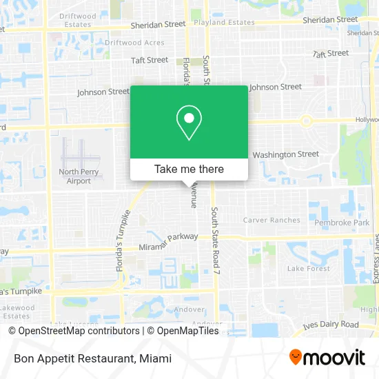 Bon Appetit Restaurant map