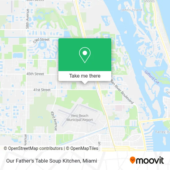 Our Father's Table Soup Kitchen map