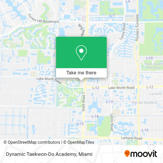 Dynamic Taekwon-Do Academy map