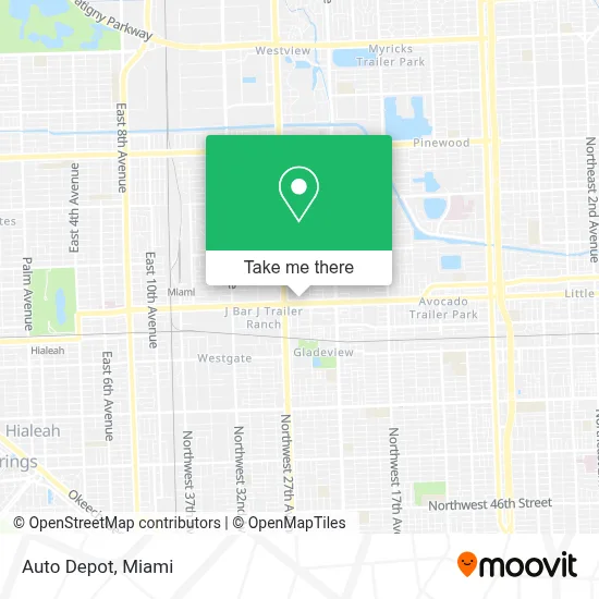 Auto Depot map