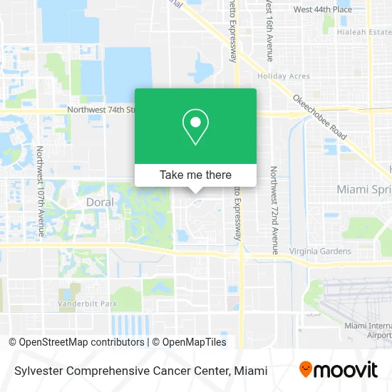 Sylvester Comprehensive Cancer Center map