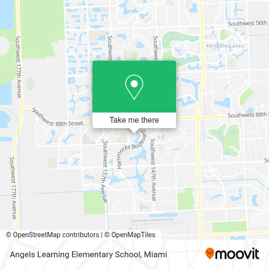 Angels Learning Elementary School map
