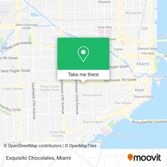 Exquisito Chocolates map