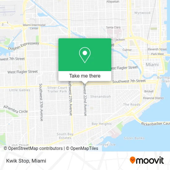 Kwik Stop map