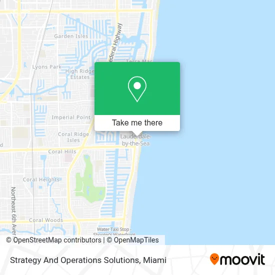 Strategy And Operations Solutions map