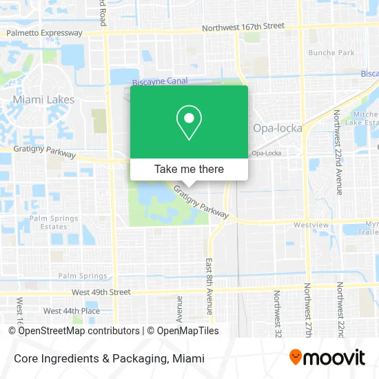 Core Ingredients & Packaging map
