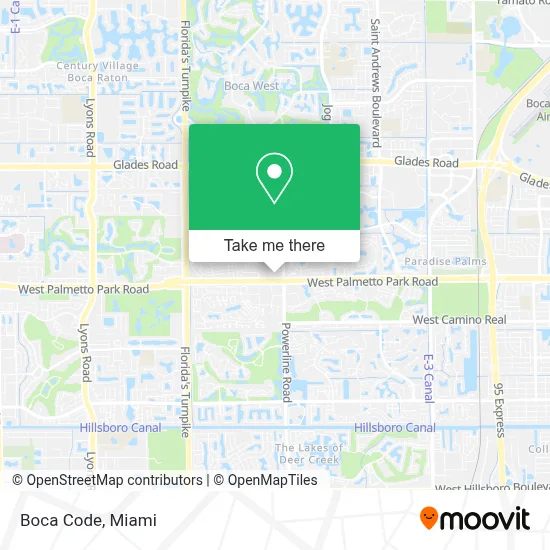Boca Code map
