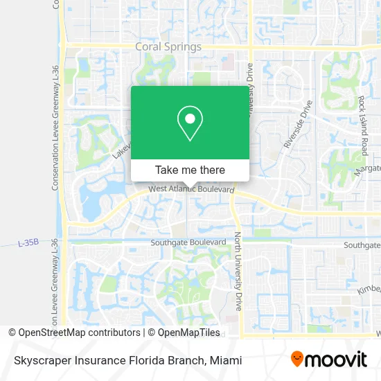 Skyscraper Insurance Florida Branch map