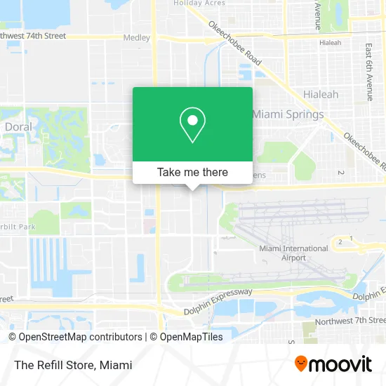 The Refill Store map