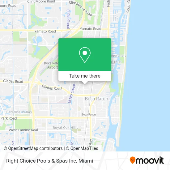 Right Choice Pools & Spas Inc map