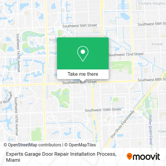 Experts Garage Door Repair Installation Process map