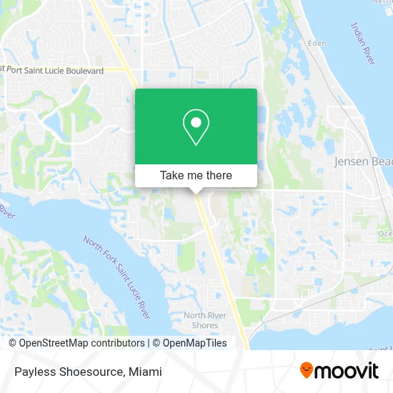 Payless Shoesource map