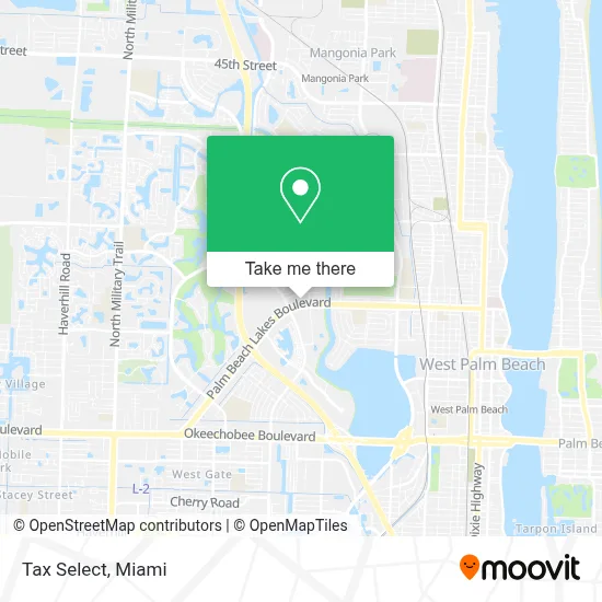 Tax Select map