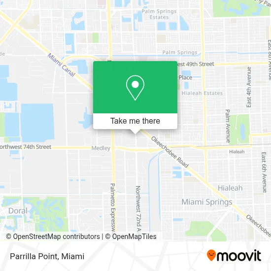 Parrilla Point map