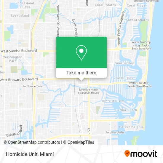 Homicide Unit map