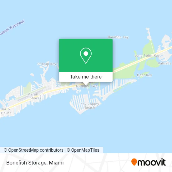 Bonefish Storage map