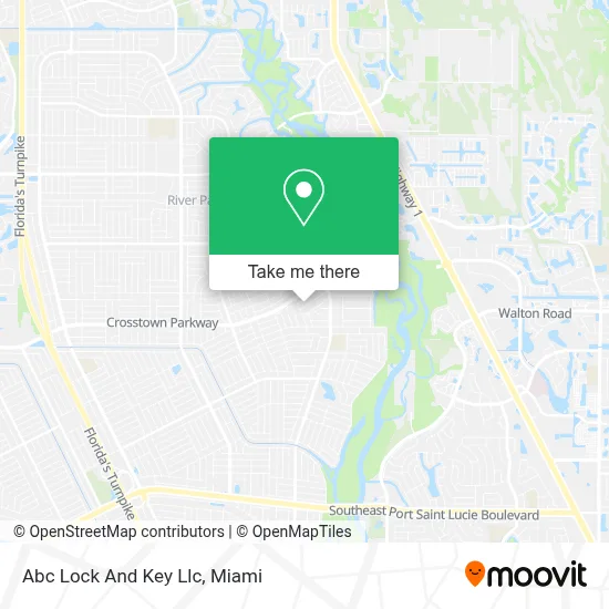 Abc Lock And Key Llc map