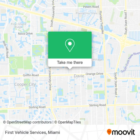 First Vehicle Services map