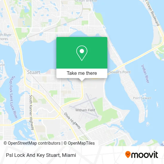 Psl Lock And Key Stuart map