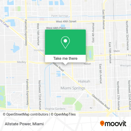 Allstate Power map