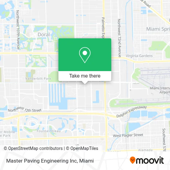 Master Paving Engineering Inc map