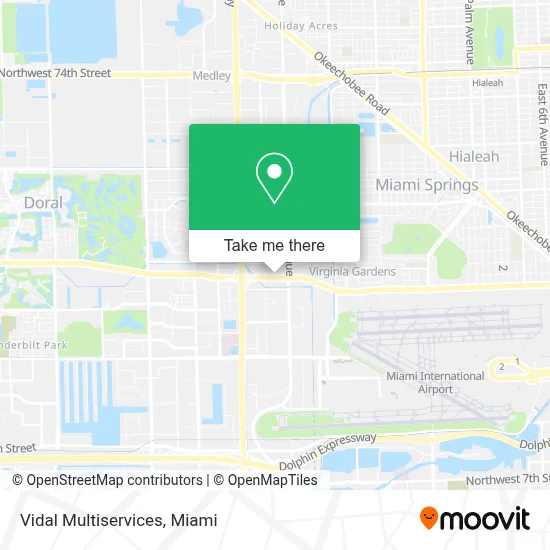 Vidal Multiservices map