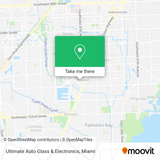 Ultimate Auto Glass & Electronics map