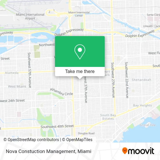 Nova Constuction Management map