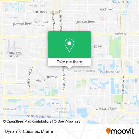 Dynamic Cuisines map